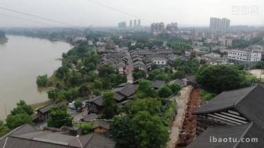 湖南湘潭窑湾历史文化街区航拍